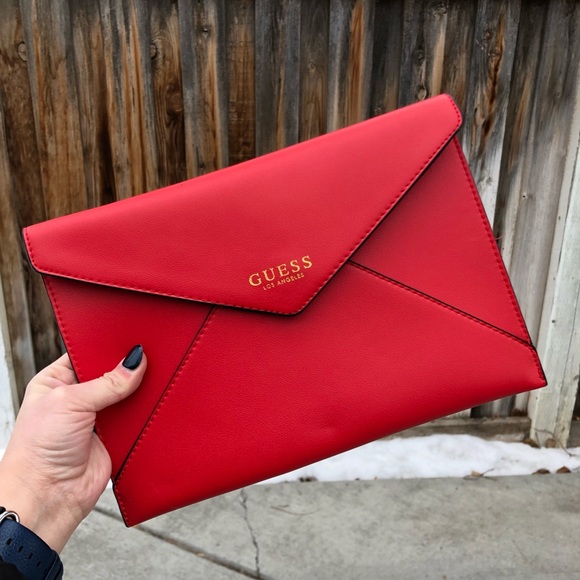 red envelope clutch